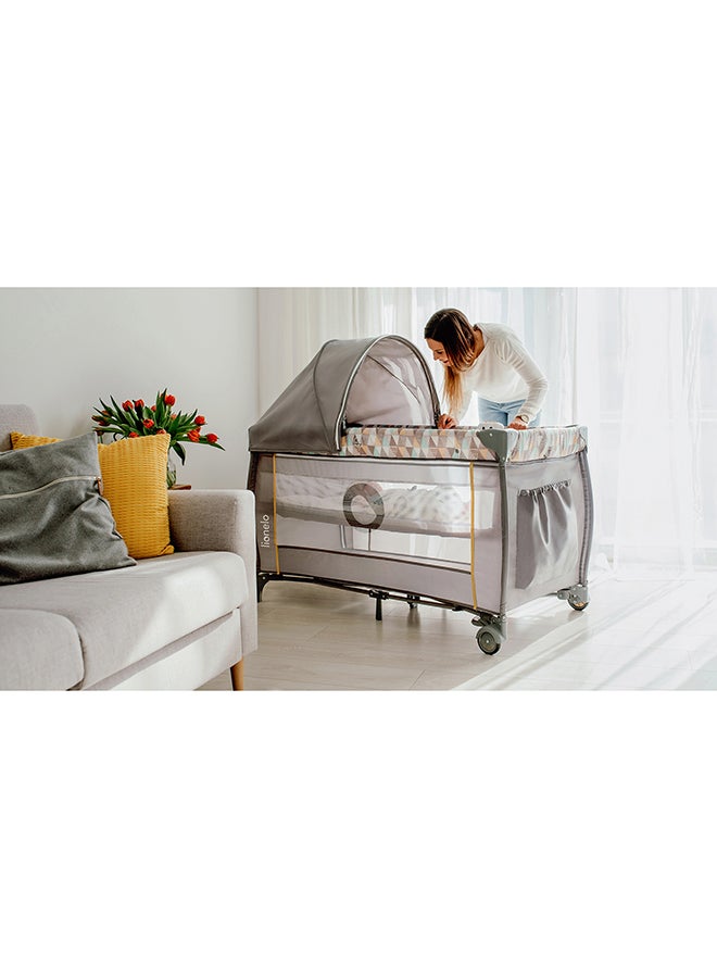 Sven Plus 2 In 1 Travel Bed Baby Playpen, Yellow