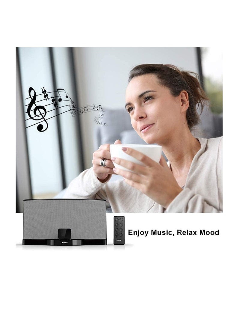 30 Pin Bluetooth Adapter, Wireless 30Pin Stereo Audio Adapter Bluetooth 5.0 Music Receiver, Fit for Bose Sounddock II 2 10 Lifestyle V35 135 Digital Music System Home Entertainment Speakers