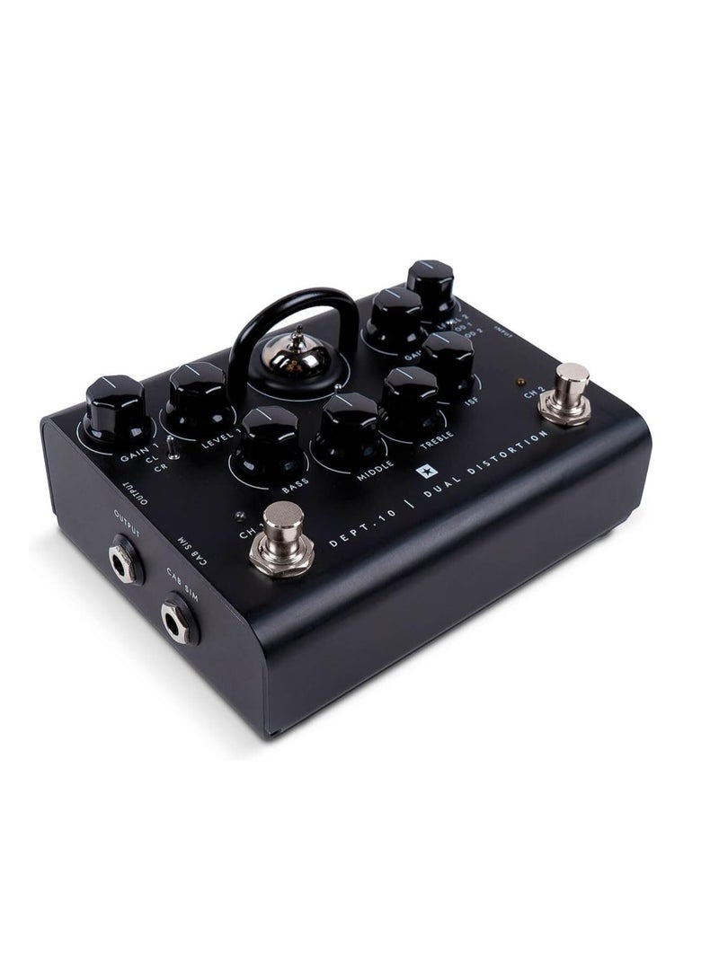 Blackstar Dept. 10 Dual Distortion Pedal Four Pro-Quality Clean & Distortion Voices