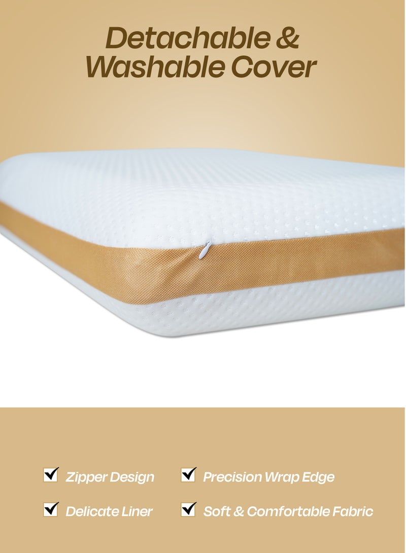 Protective Orthopedic Cloud Classic Pillow Memory Foam