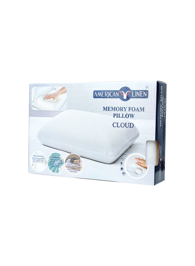 Protective Orthopedic Cloud Classic Pillow Memory Foam