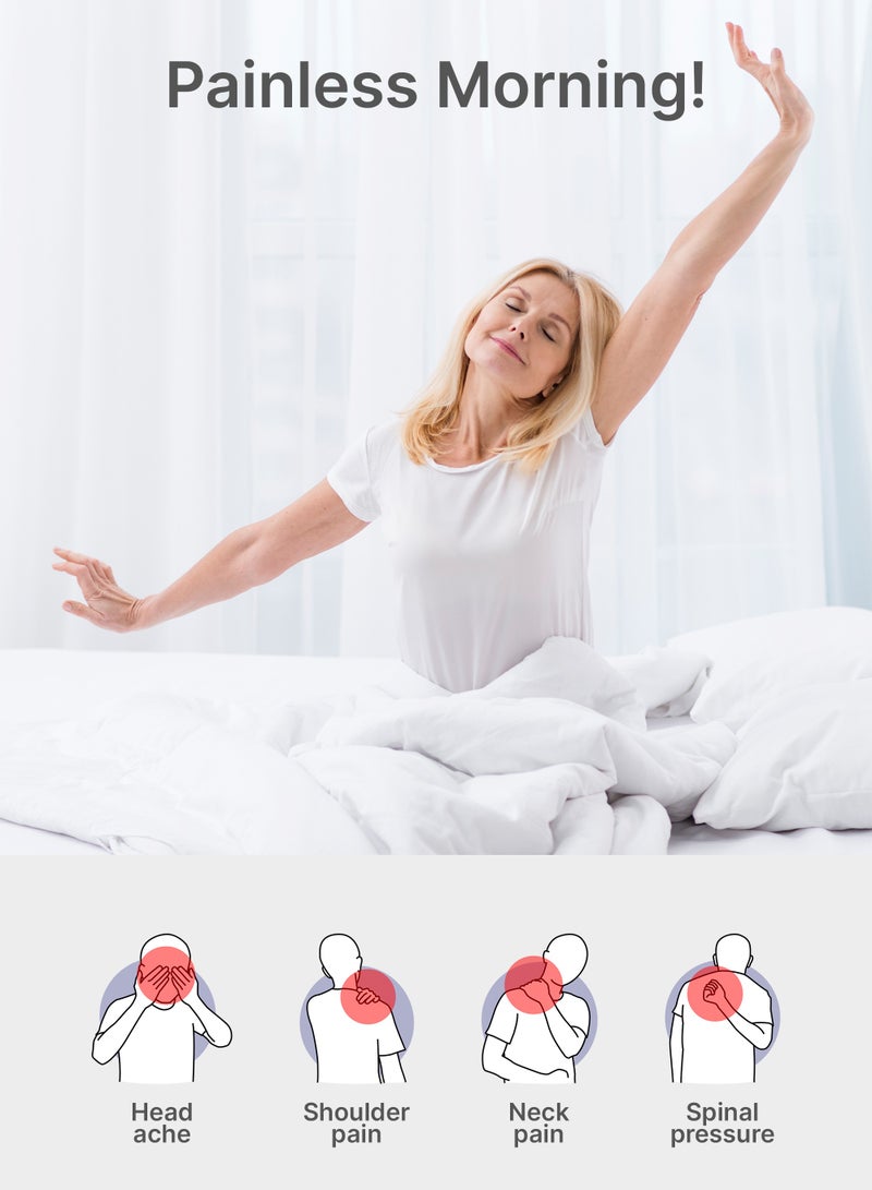 Specialty Medical Cervical Sleeping Orthopedic Memory Foam Ergonomic Contour Pillow For Neck And Shoulder Support Pain Relief