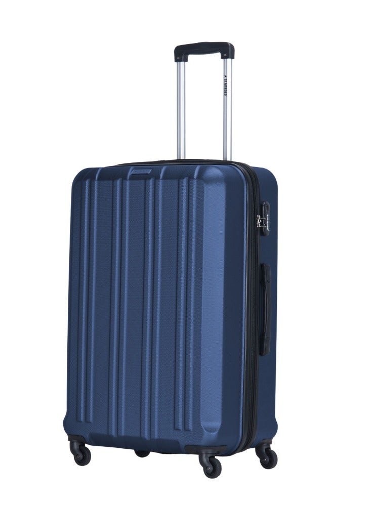 4 Pack Of Hardside Spinner Number Locked Luggage Trolley