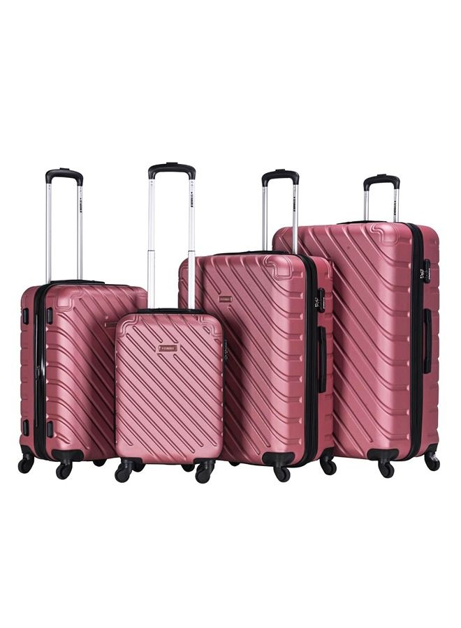 4pcs travel luggage set ABS hard side travel luggage bags