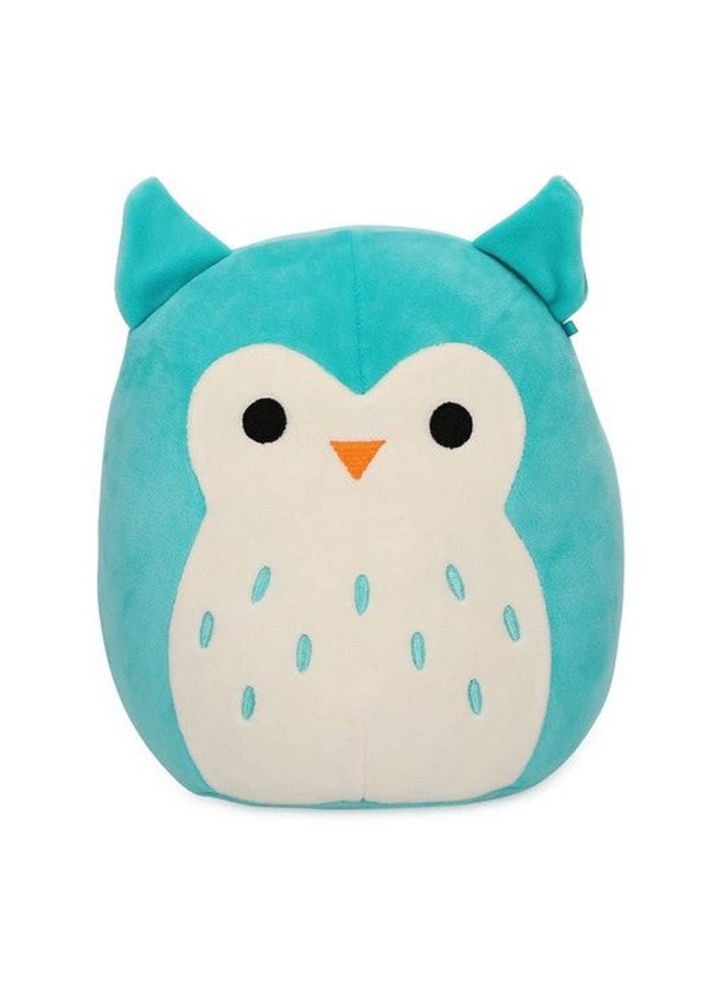 S Official Kellytoy Plush 8 Inch Squishy Soft Plush Toy Animals (Winston Blue Owl)