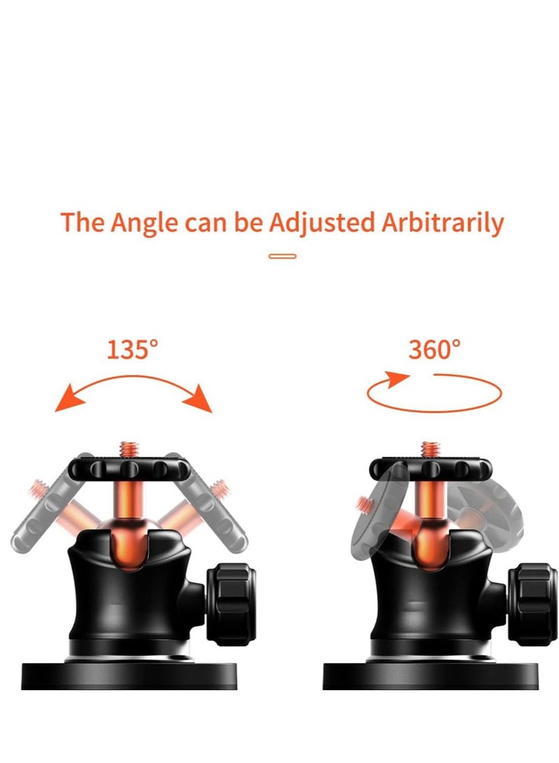 Magnetic Camera Mount with Mini Ball Head, Magnetic Mount Base Stand with 1/4