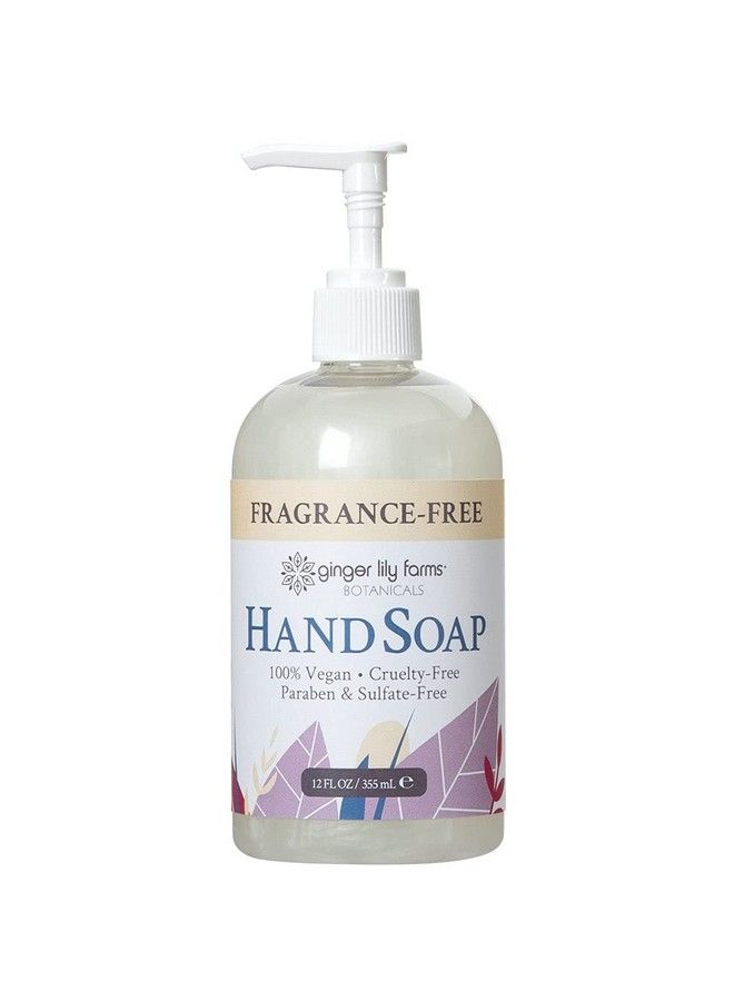 Botanicals Allpurpose Liquid Hand Soap 100% Vegan & Crueltyfree Fragrancefree 12 Fl Oz (Pack Of 6)