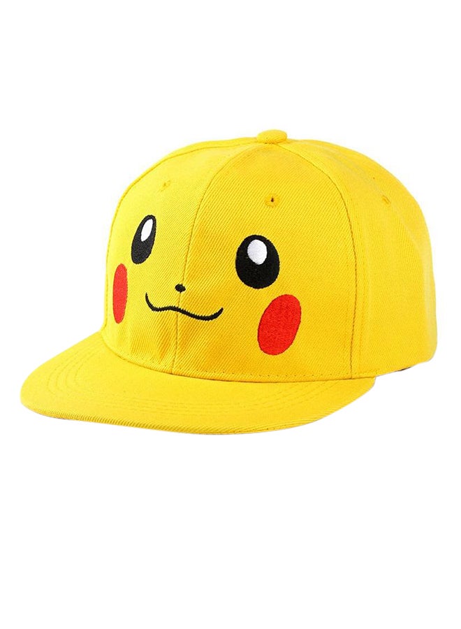 Cute Cartoon Pokemon Hip Hop Baseball Cap Yellow