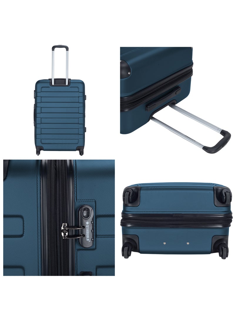 Suitcase Set of 4 PCS ABS Hardside Travel Luggage Bag