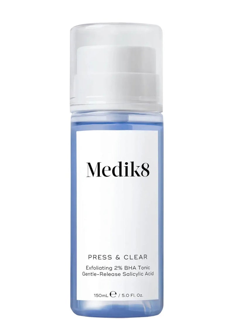 Press & Clear Exfoliating 2% BHA Tonic Gentle-Release Salicylic Acid, 150ml