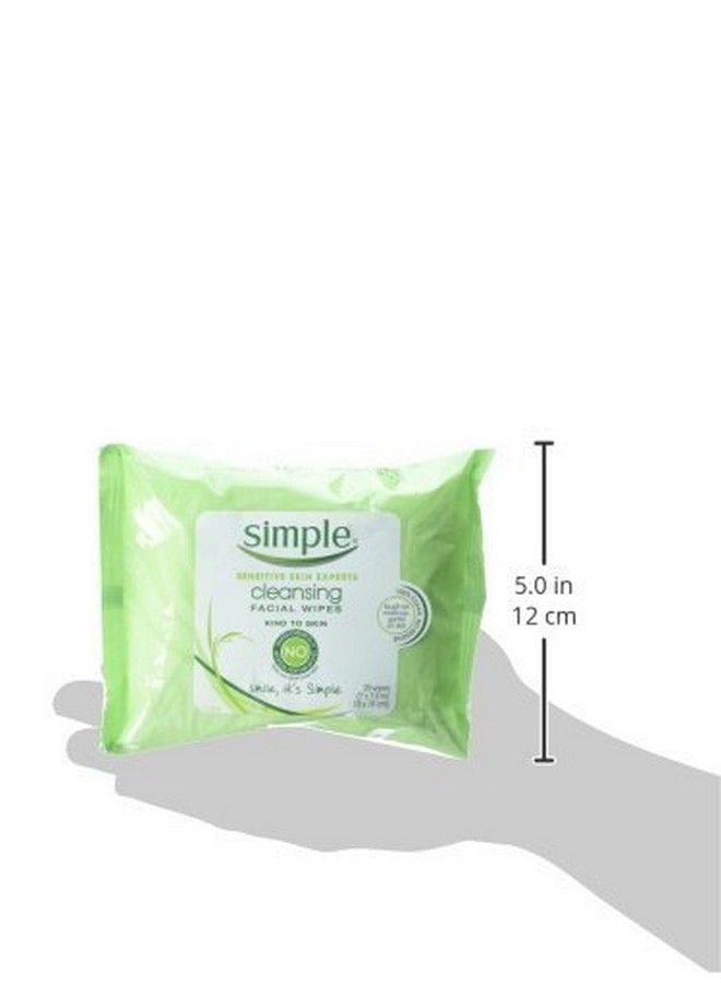 Simple Clean Face Wipes Simple Clean Face Wipes 25 Count (Pack Of 1)