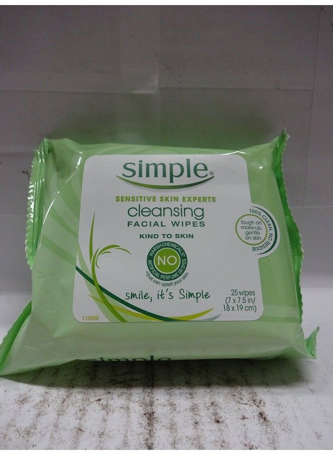 Simple Clean Face Wipes Simple Clean Face Wipes 25 Count (Pack Of 1)