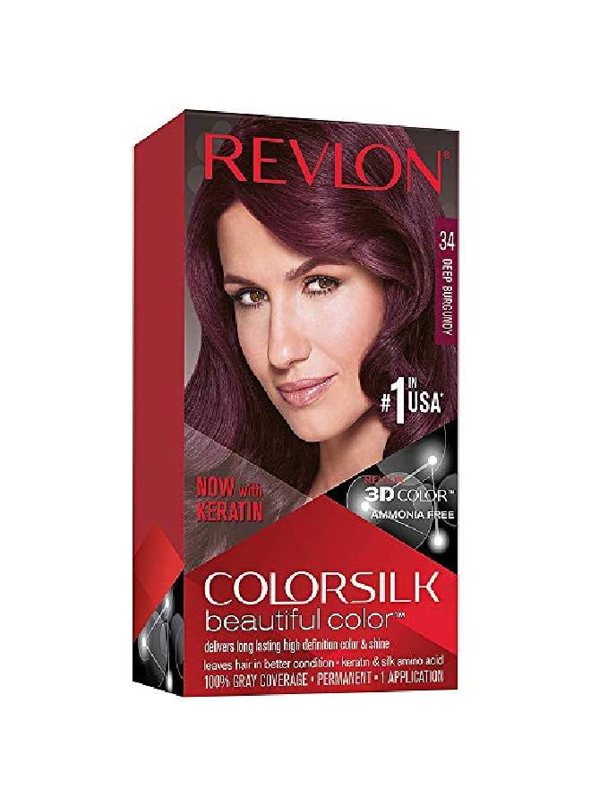 Colorsilk Beautiful Color for Unisex 34 Burgundy DEEP BURGUNDY34 1 Count