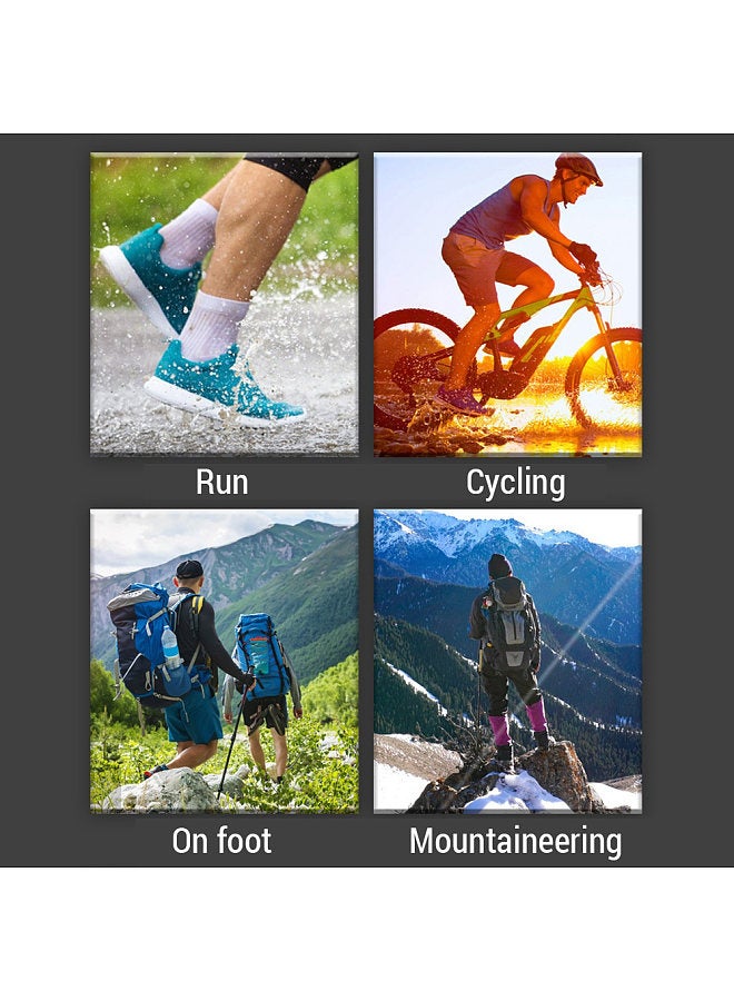 Waterproof Socks for Outdoor Activities - Long Tube Waterproof Socks for Hiking  Cycling  and Camping - Keep Feet Warm and Dry - Targeted for Adventurers