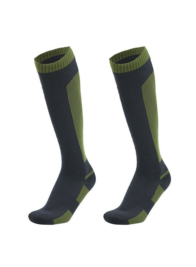 Waterproof Socks for Outdoor Activities - Long Tube Waterproof Socks for Hiking  Cycling  and Camping - Keep Feet Warm and Dry - Targeted for Adventurers