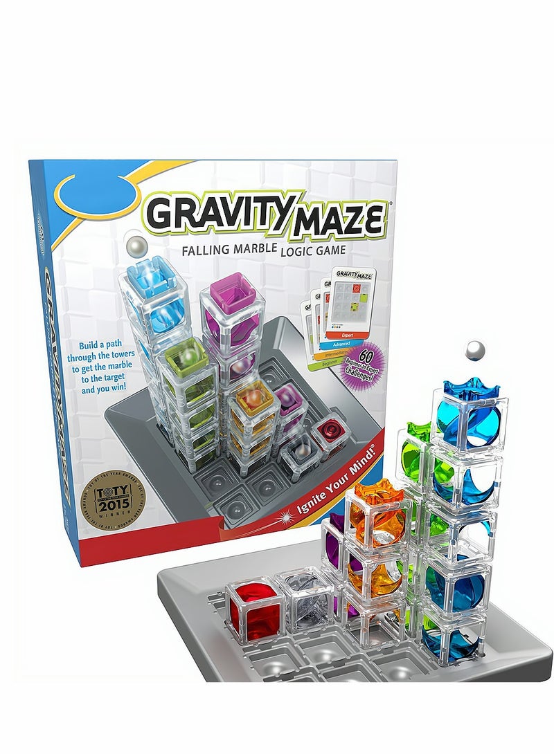 Gravity Maze Marble Run Brain Game, STEM Toy for Boys and Girls Age 8 and Up
