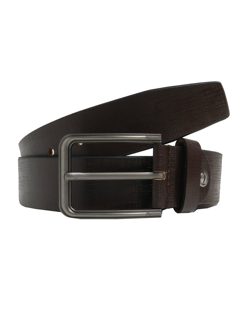 GENUINE LEATHER 40MM FORMAL AND CASUAL BROWN BELT FOR MENS
