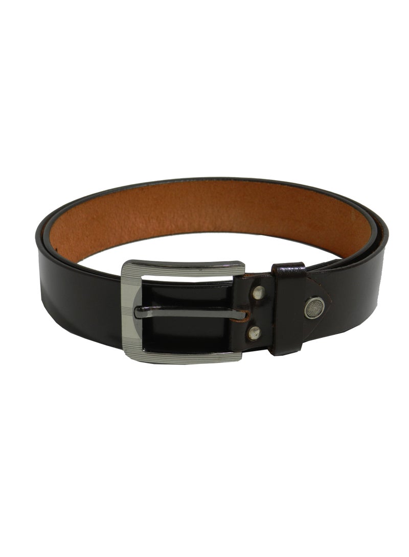 GENUINE LEATHER 40MM FORMAL AND CASUAL BROWN BELT FOR MENS