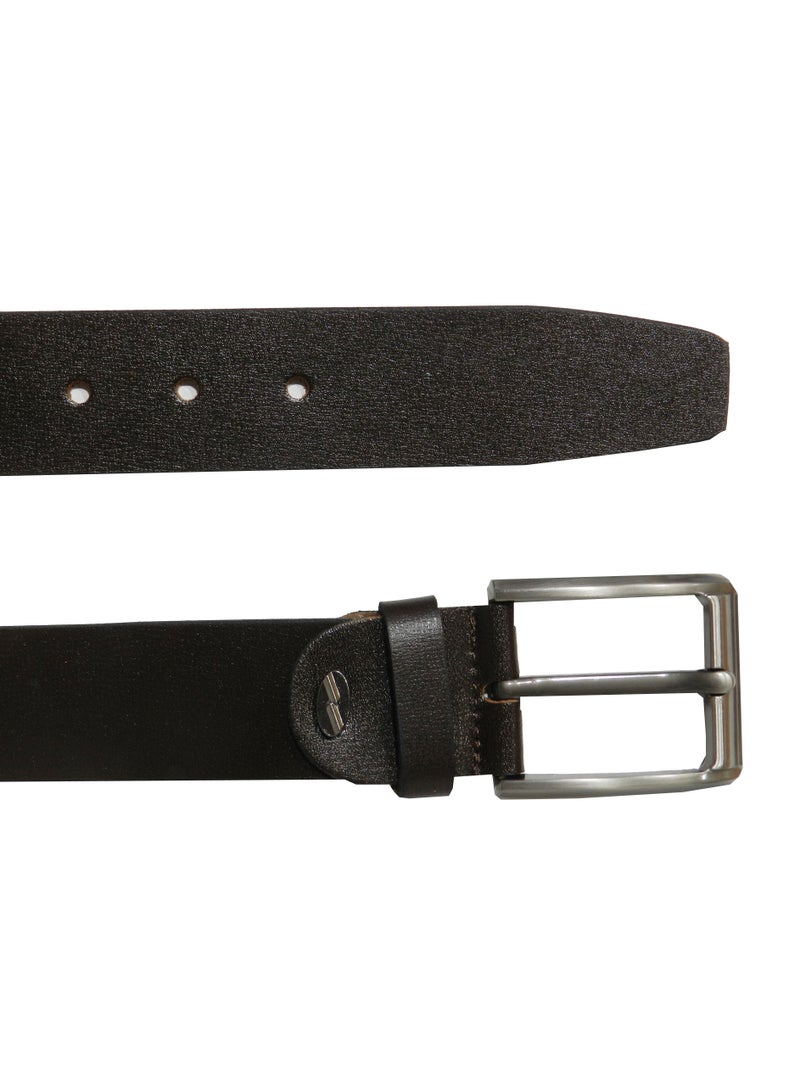 GENUINE LEATHER 40MM FORMAL AND  AND CASUAL BROWN BELT FOR MENS