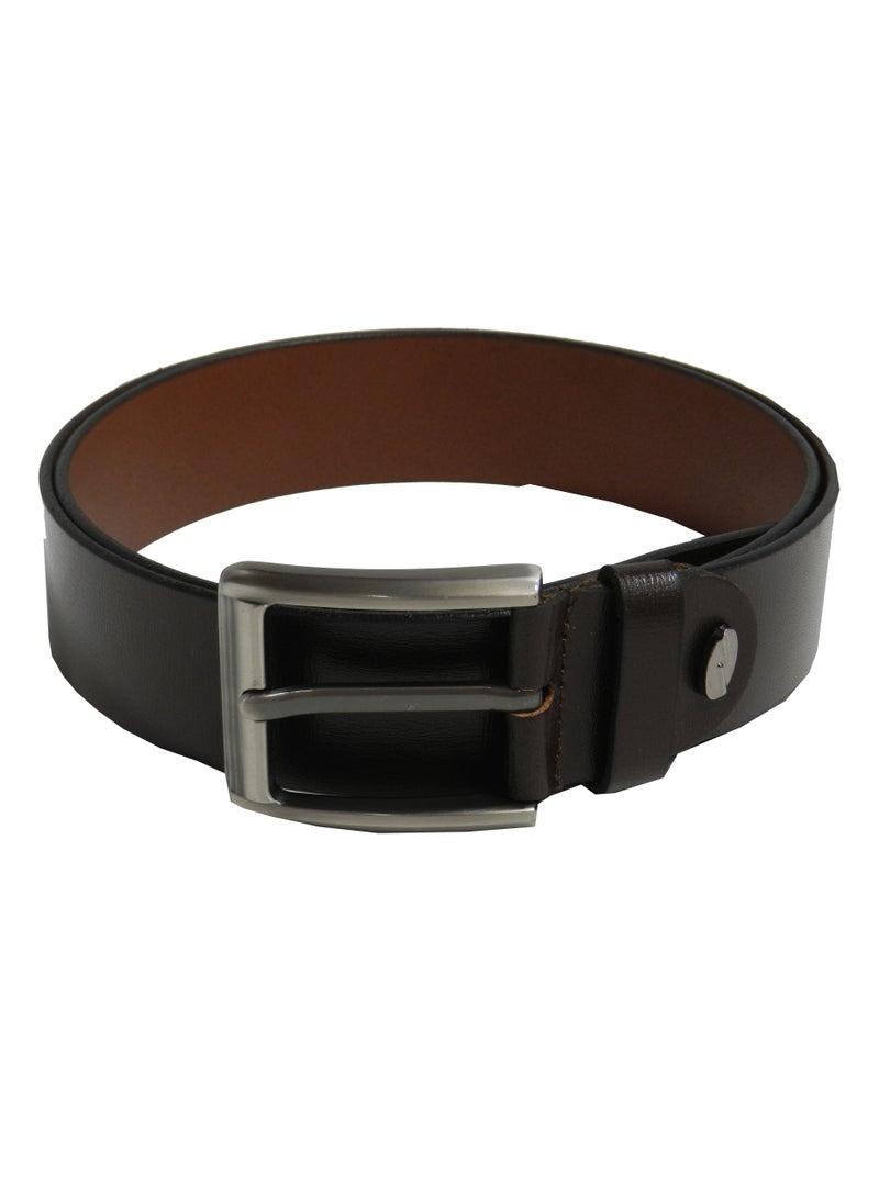 GENUINE LEATHER 40MM FORMAL AND  AND CASUAL BROWN BELT FOR MENS