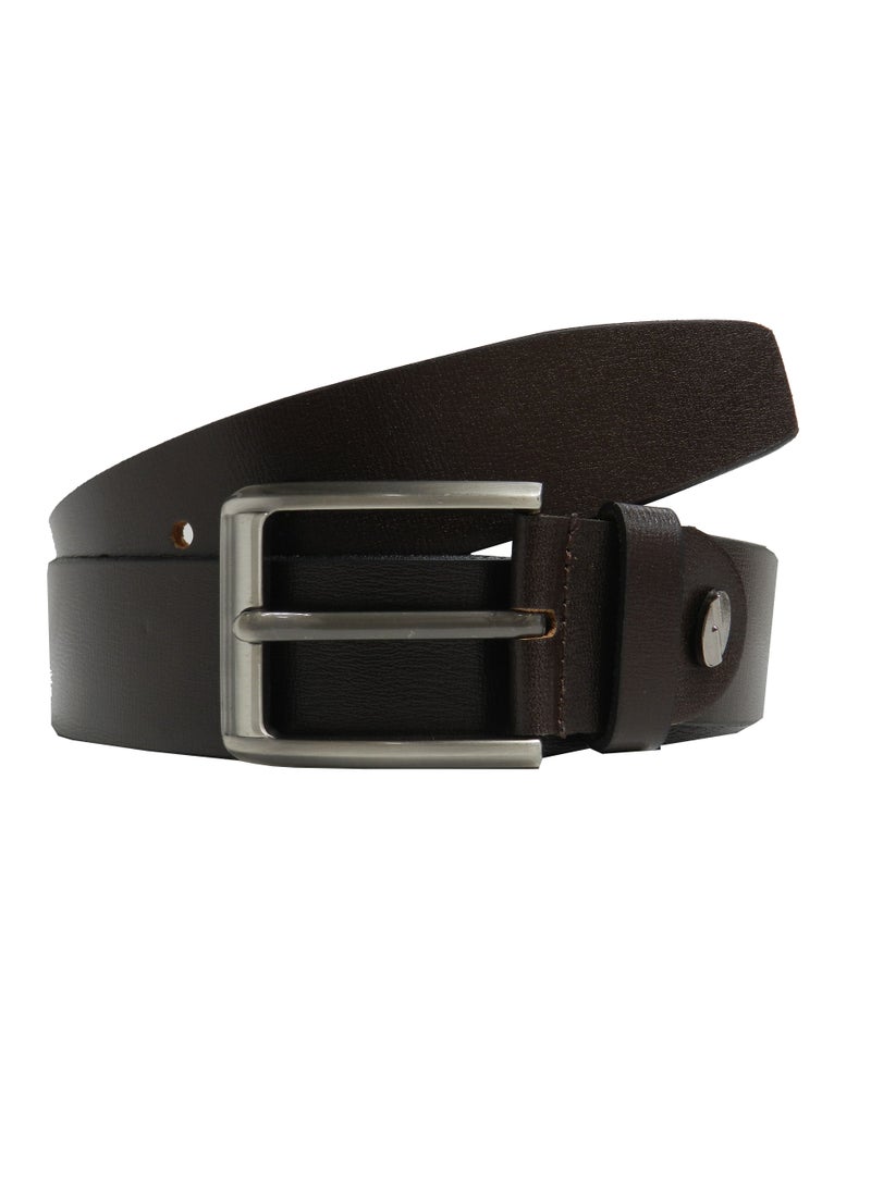 GENUINE LEATHER 40MM FORMAL AND  AND CASUAL BROWN BELT FOR MENS