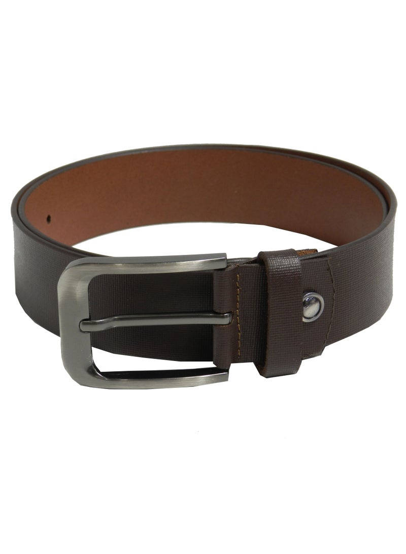 GENUINE LEATHER 40MM FORMAL AND CASUAL BROWN BELT FOR MENS
