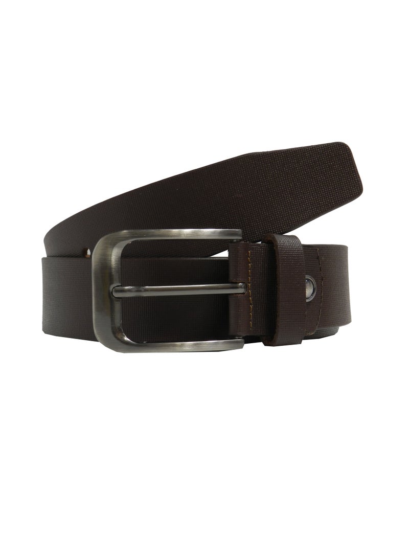 GENUINE LEATHER 40MM FORMAL AND CASUAL BROWN BELT FOR MENS