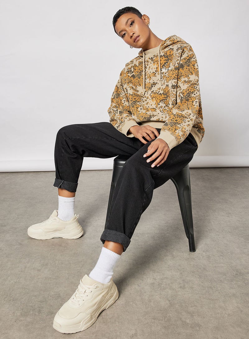 Contra Camo Print Hoodie
