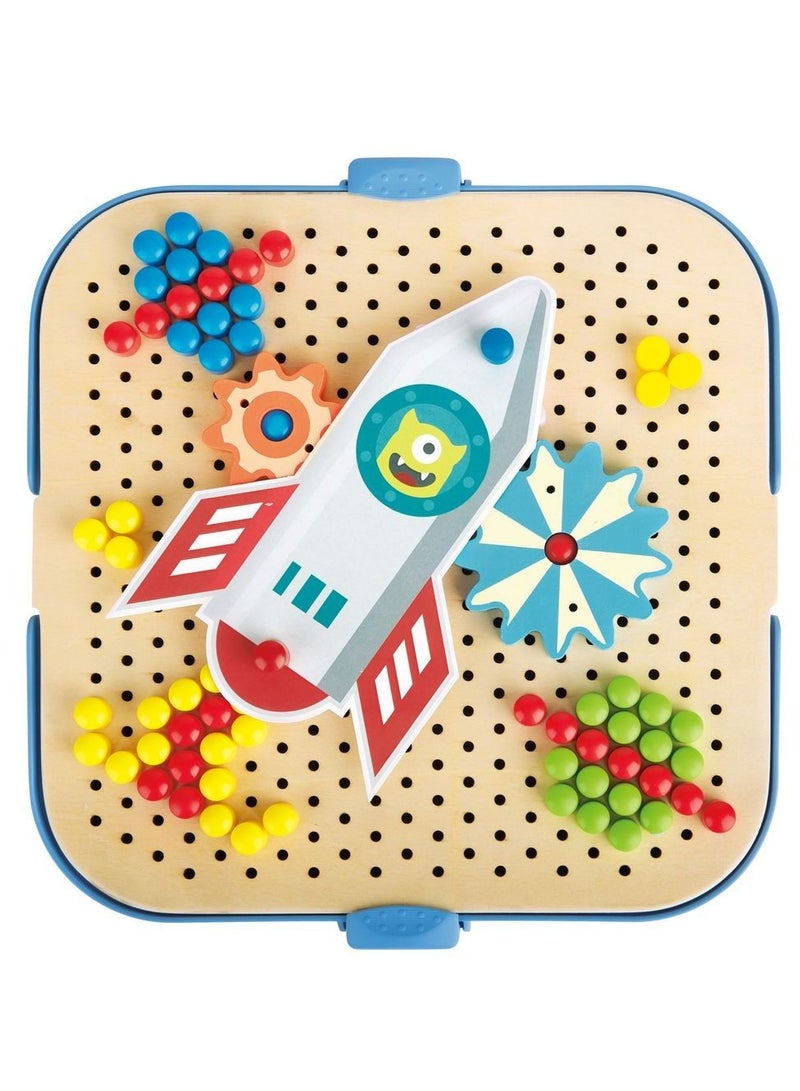 Hape Cogworks Experimental Educational Wooden Playset 115pcs