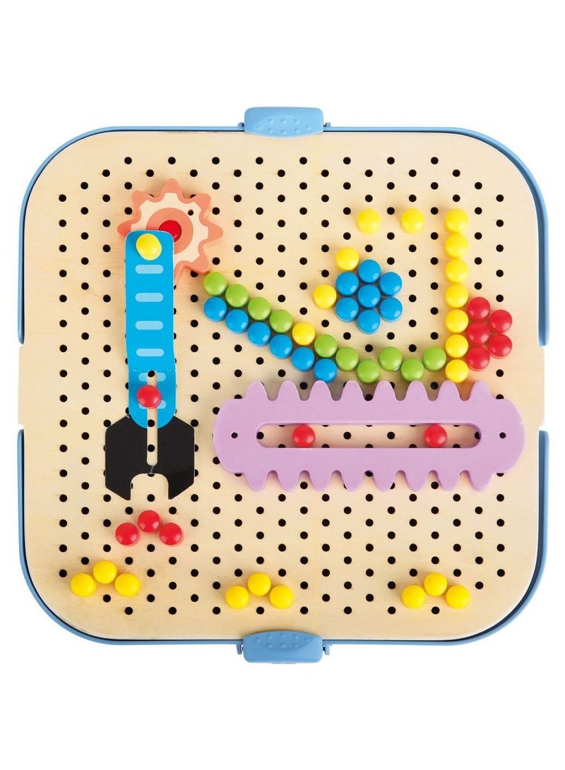 Hape Cogworks Experimental Educational Wooden Playset 115pcs