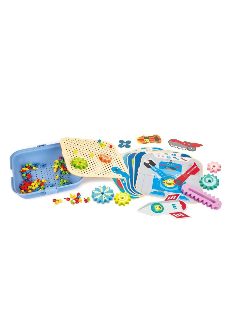 Hape Cogworks Experimental Educational Wooden Playset 115pcs