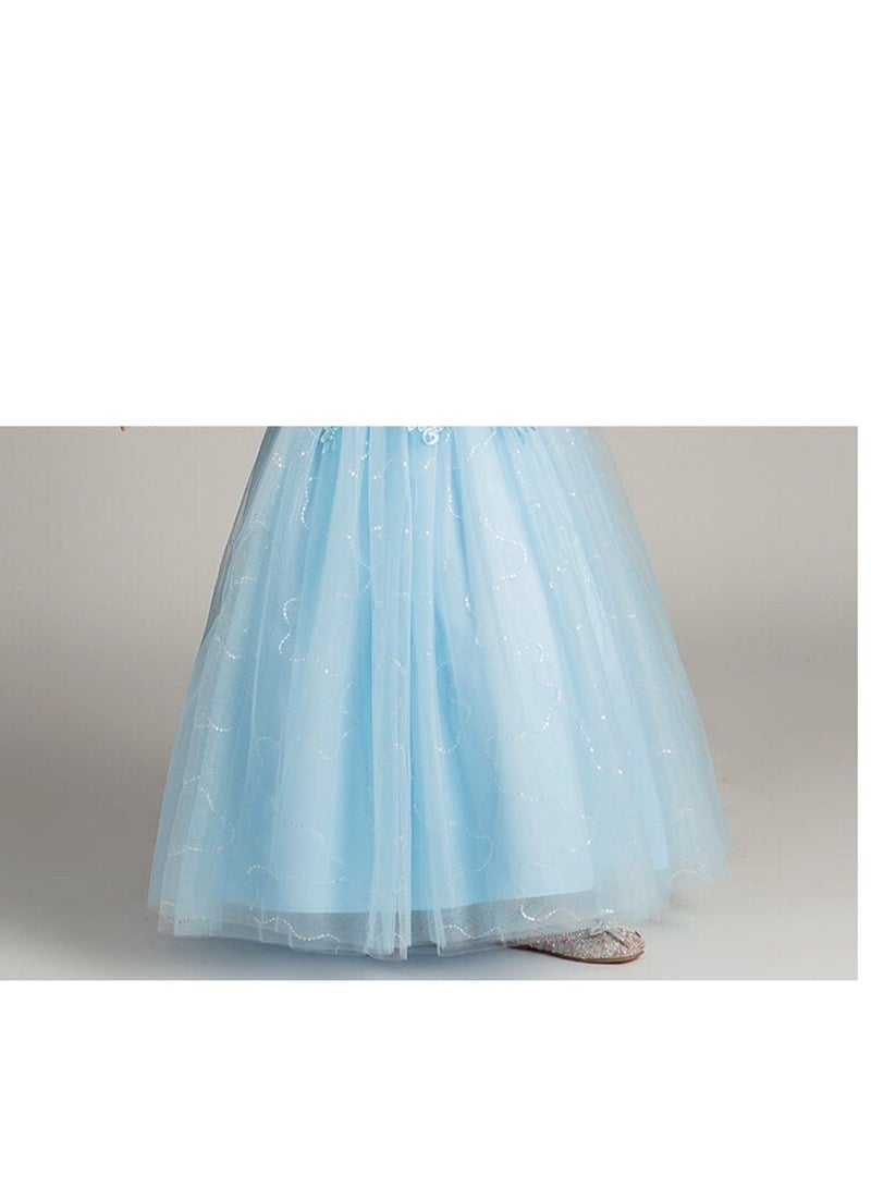 Kids Clothing For Birthday Wedding Party Blue Color