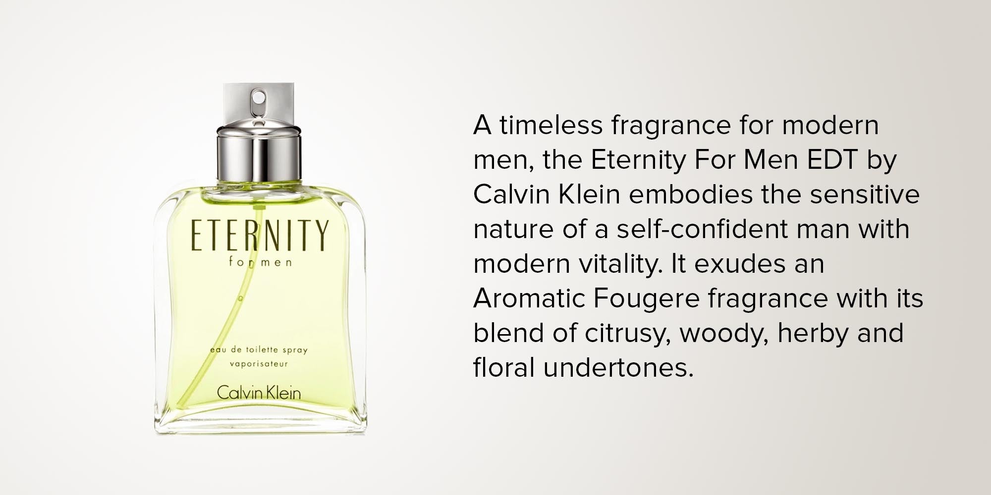 Eternity Eau De Toilette 200ml