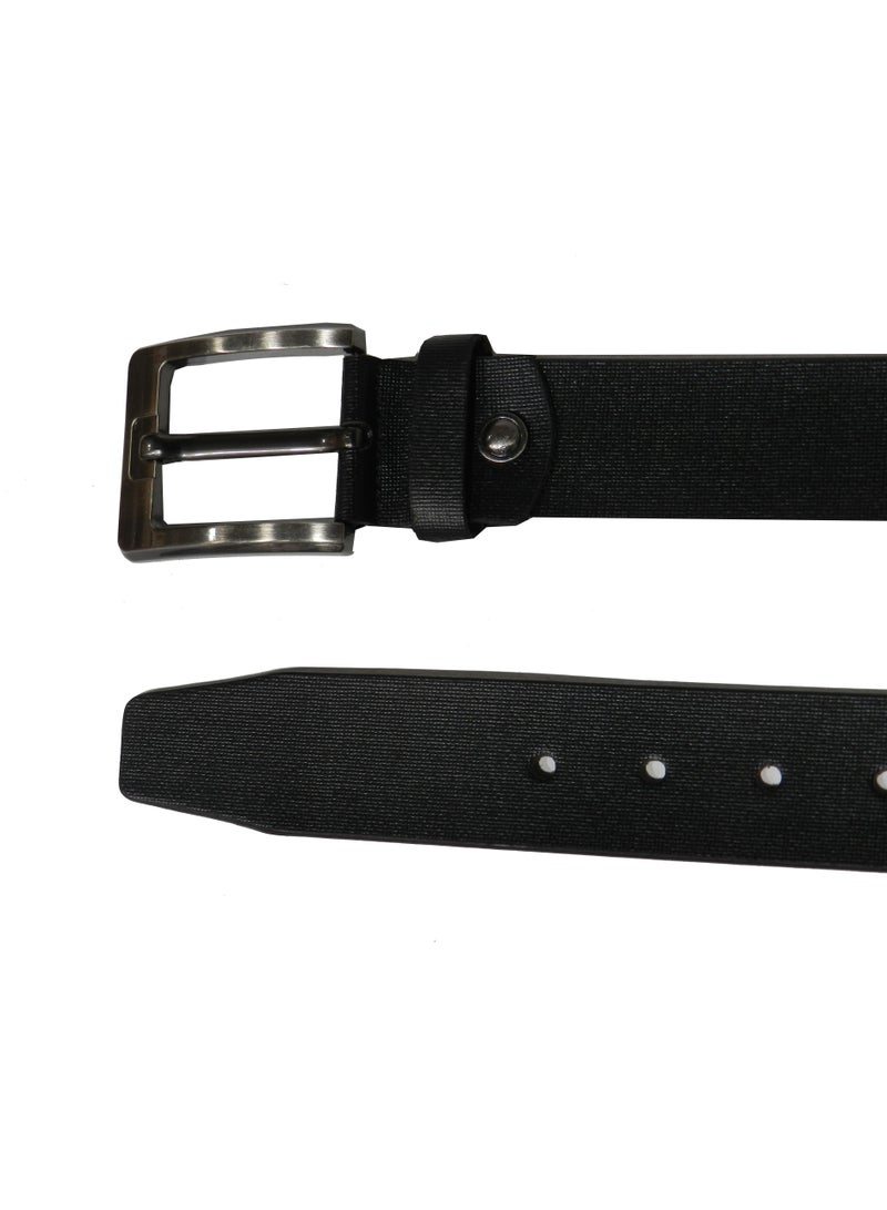 GENUINE LEATHER 40 MM FORMAL AND CASUAL BLACK BELT FOR MENS