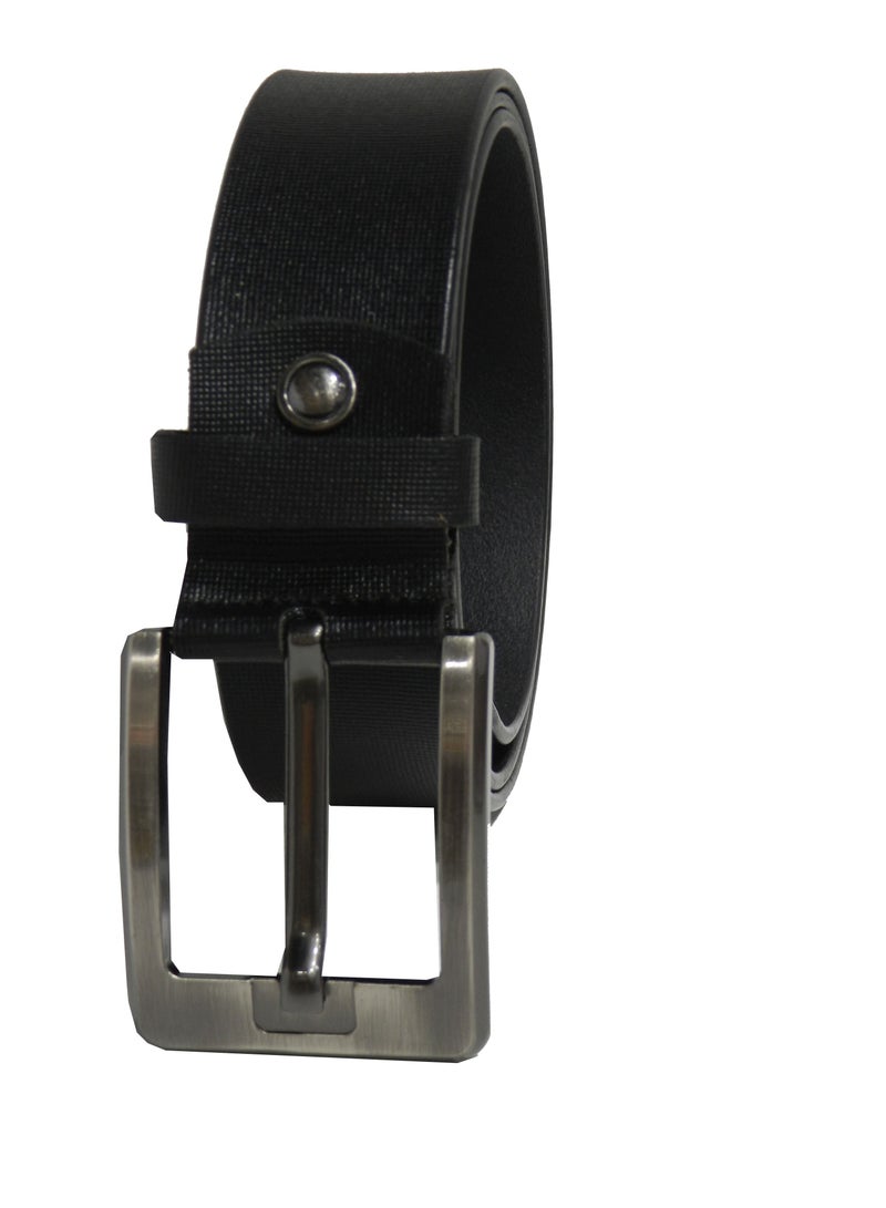 GENUINE LEATHER 40 MM FORMAL AND CASUAL BLACK BELT FOR MENS