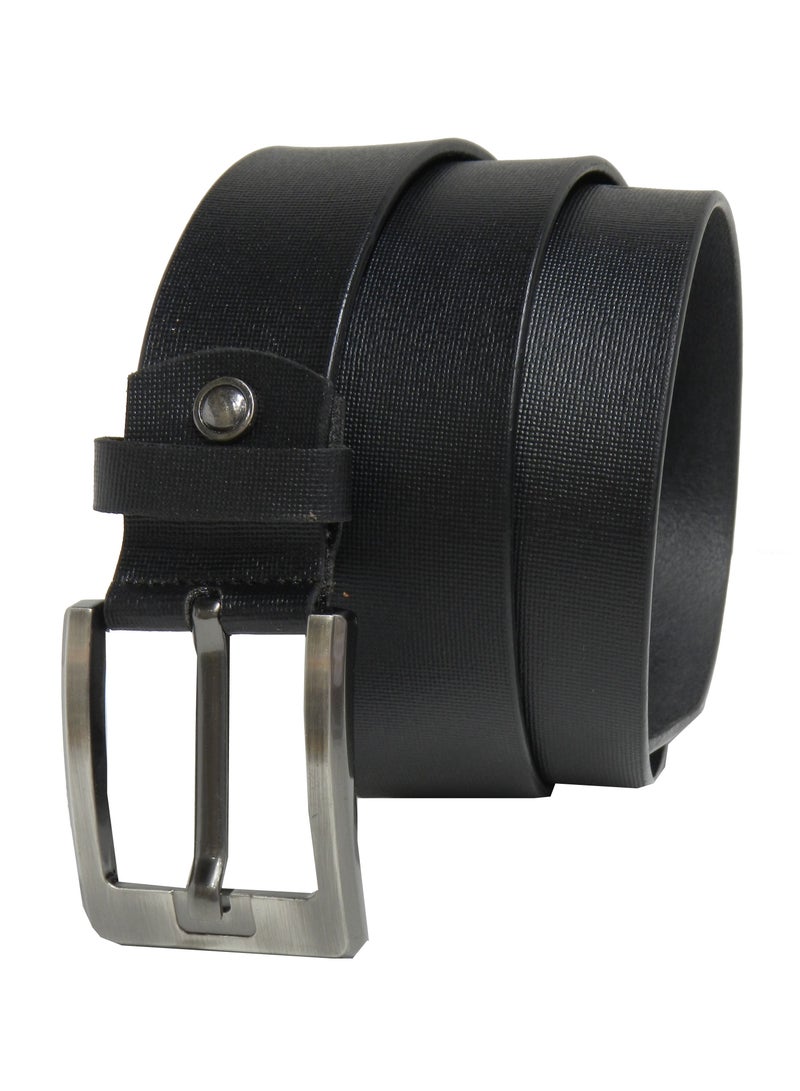 GENUINE LEATHER 40 MM FORMAL AND CASUAL BLACK BELT FOR MENS