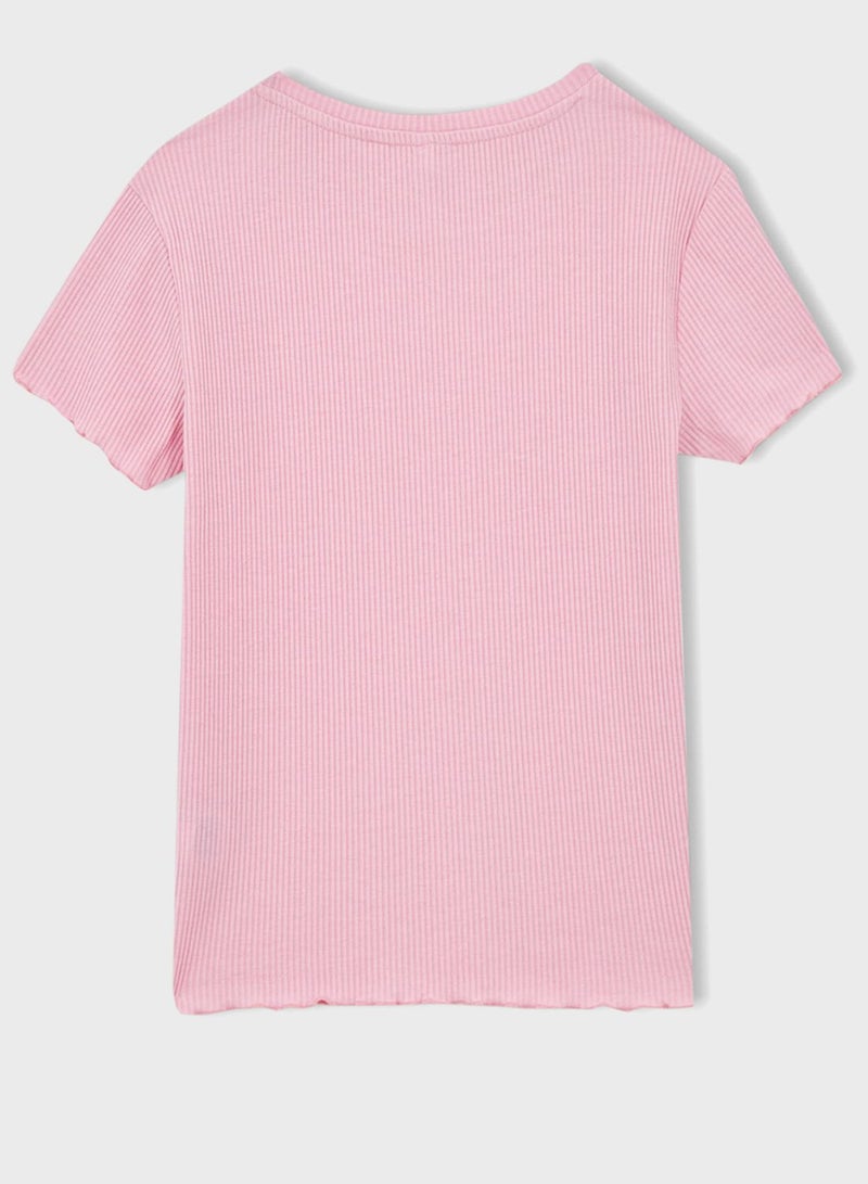 Regular Fit V-Neck Short Sleeve T-Shirt
