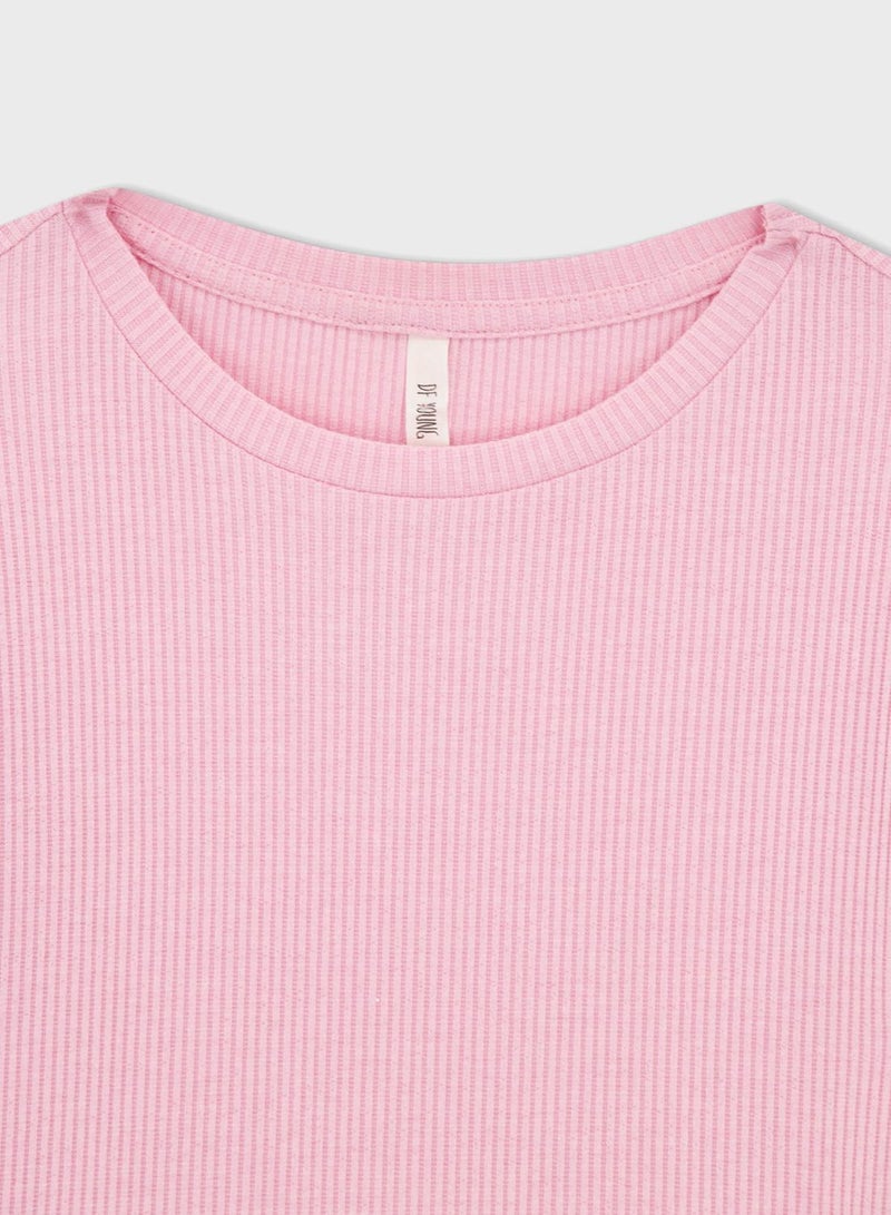 Regular Fit V-Neck Short Sleeve T-Shirt