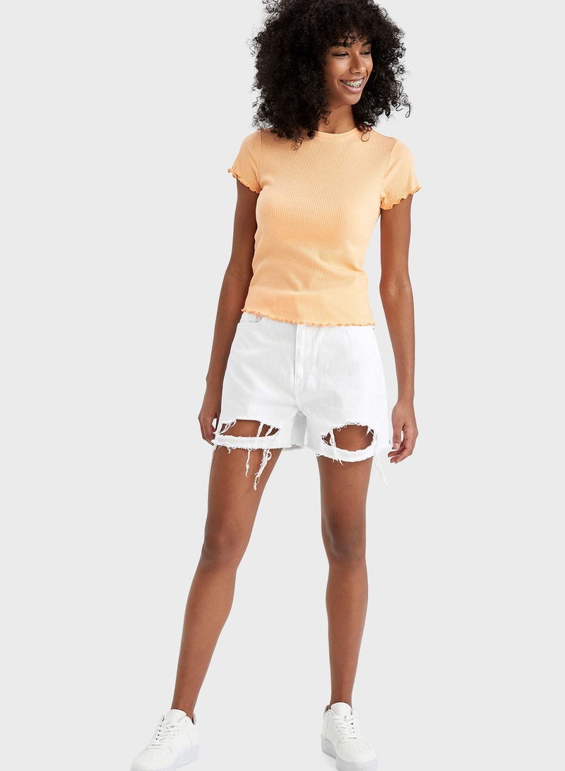 Regular Fit V-Neck Short Sleeve T-Shirt