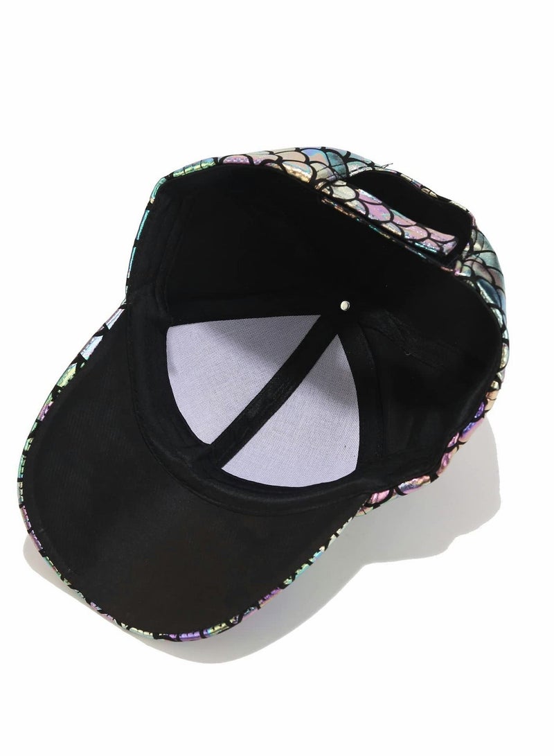 Baseball Cap, Adjustable Fish Scales Sun Visor Hats