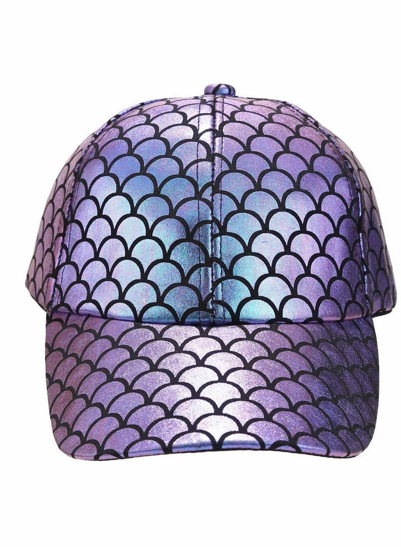 Baseball Cap, Adjustable Fish Scales Sun Visor Hats