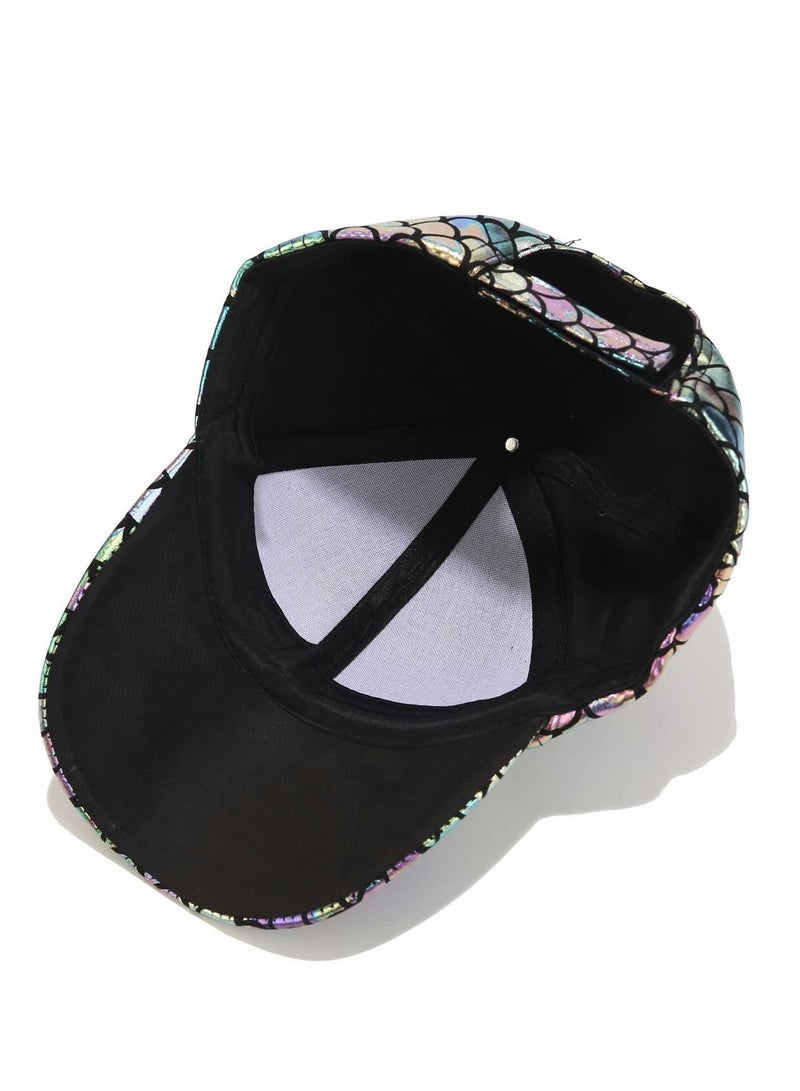 Baseball Cap, Adjustable Fish Scales Sun Visor Hats