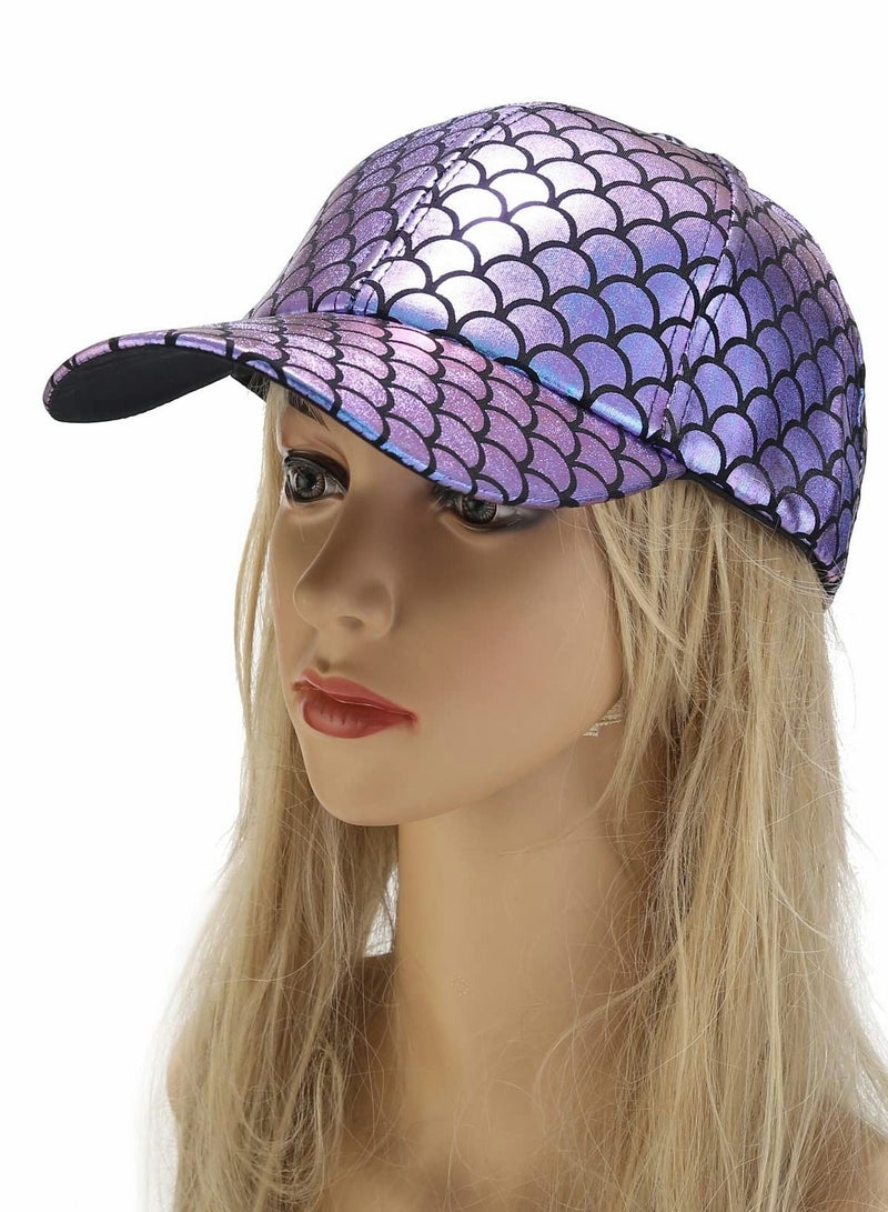 Baseball Cap, Adjustable Fish Scales Sun Visor Hats