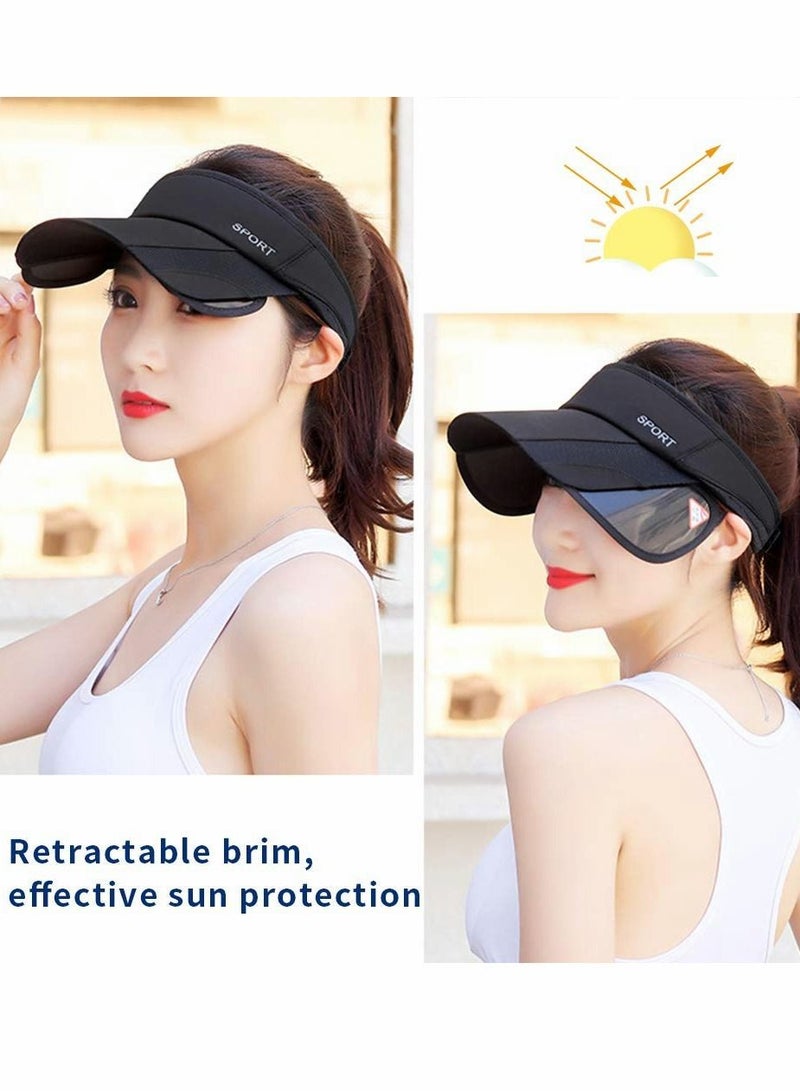 Summer Sun Visor Hat UV Protection Beach Adjustable Golf Tennis Volleyball Cap