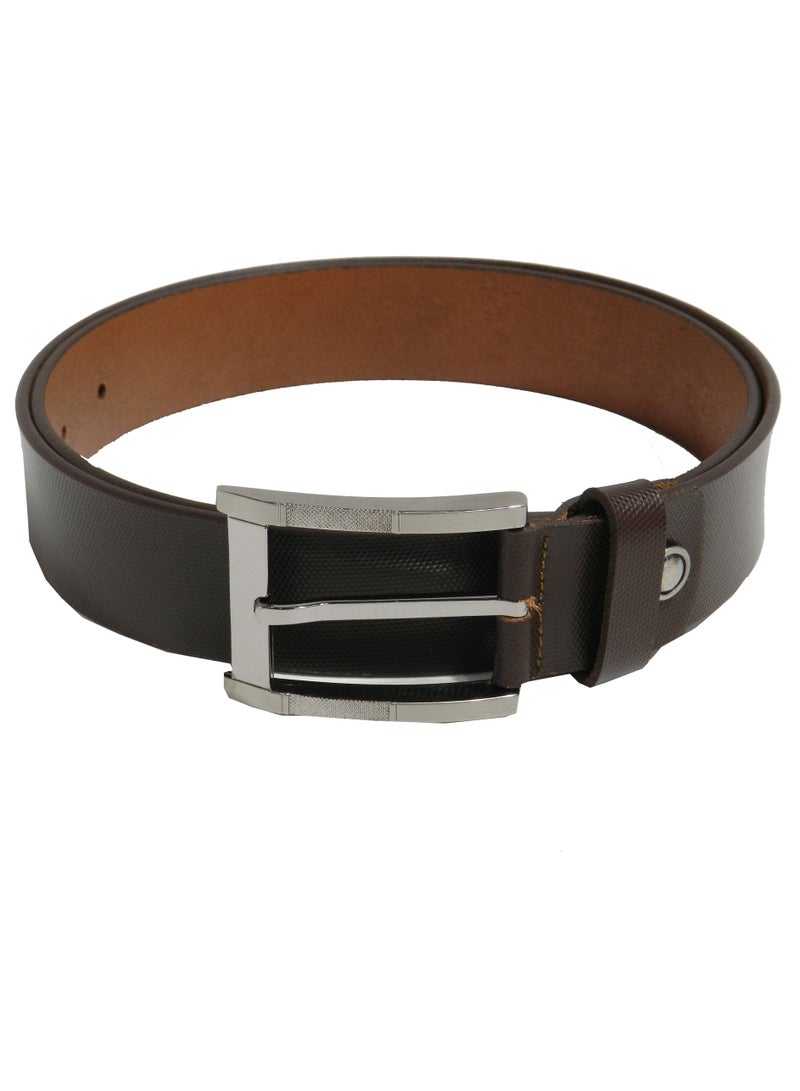 GENUINE LEATHER 35MM FORMAL AND CASUAL BROWN BELT FOR MENS