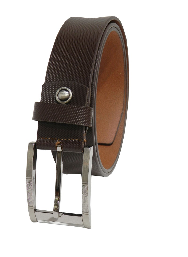 GENUINE LEATHER 35MM FORMAL AND CASUAL BROWN BELT FOR MENS