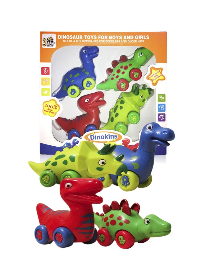 4-Piece Dinosaur Toys