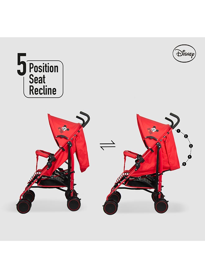 Mickey Mouse Lightweight Adventure Stroller With Storage Cabin