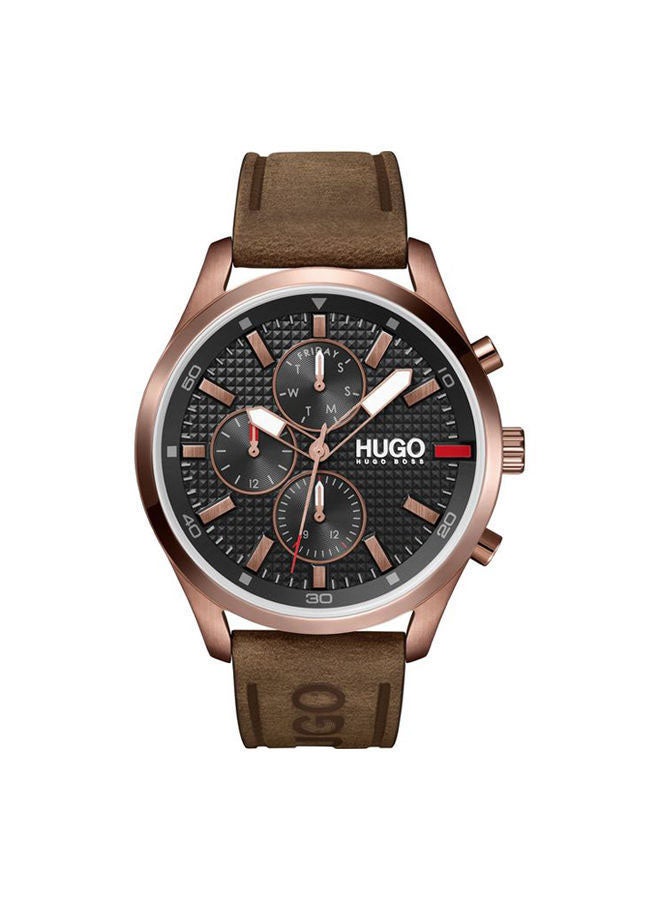 Men's Chronograph Leather Wrist Watch HB153.0162