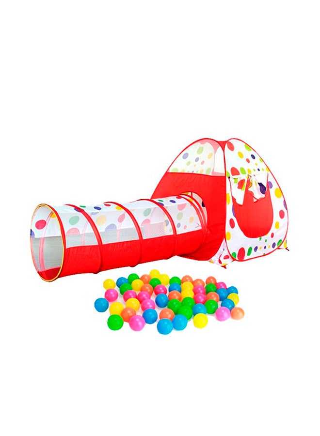 Magic Ball House And Tunnel With 100 Balls 19-L1628 inch